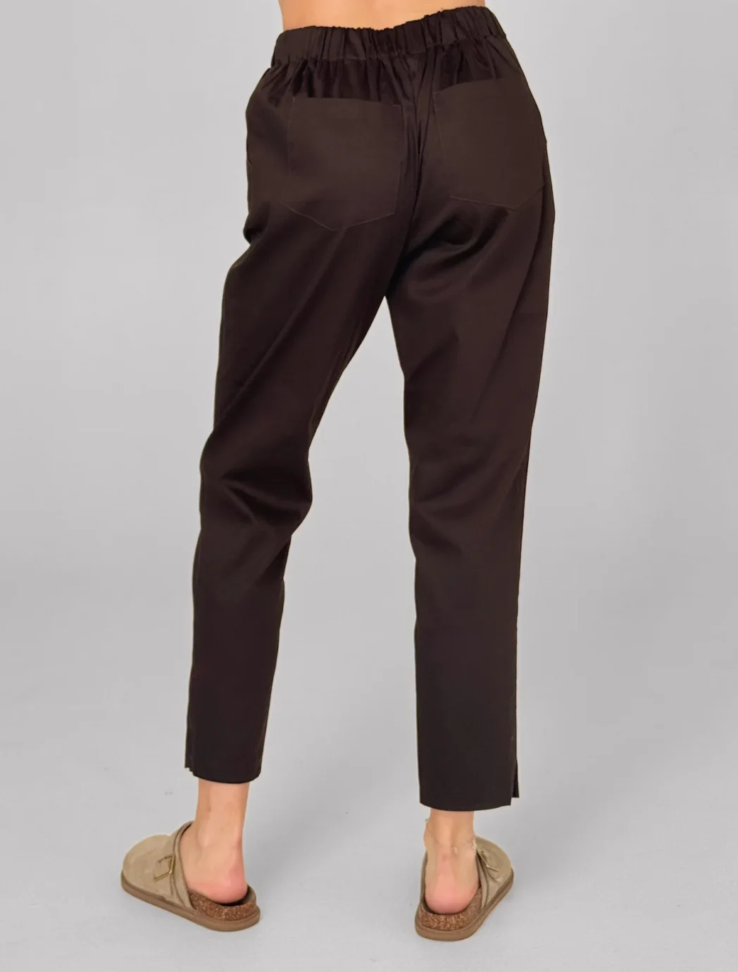 Spodnie medyczne Classic brązowe - XL